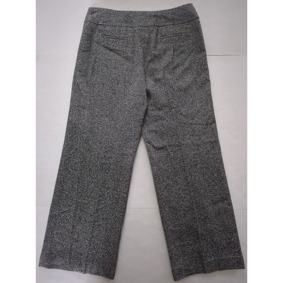 Talbots Petites Italian Black White Wool blend Stretch Dress Pants women sze 12P - Picture 7 of 7